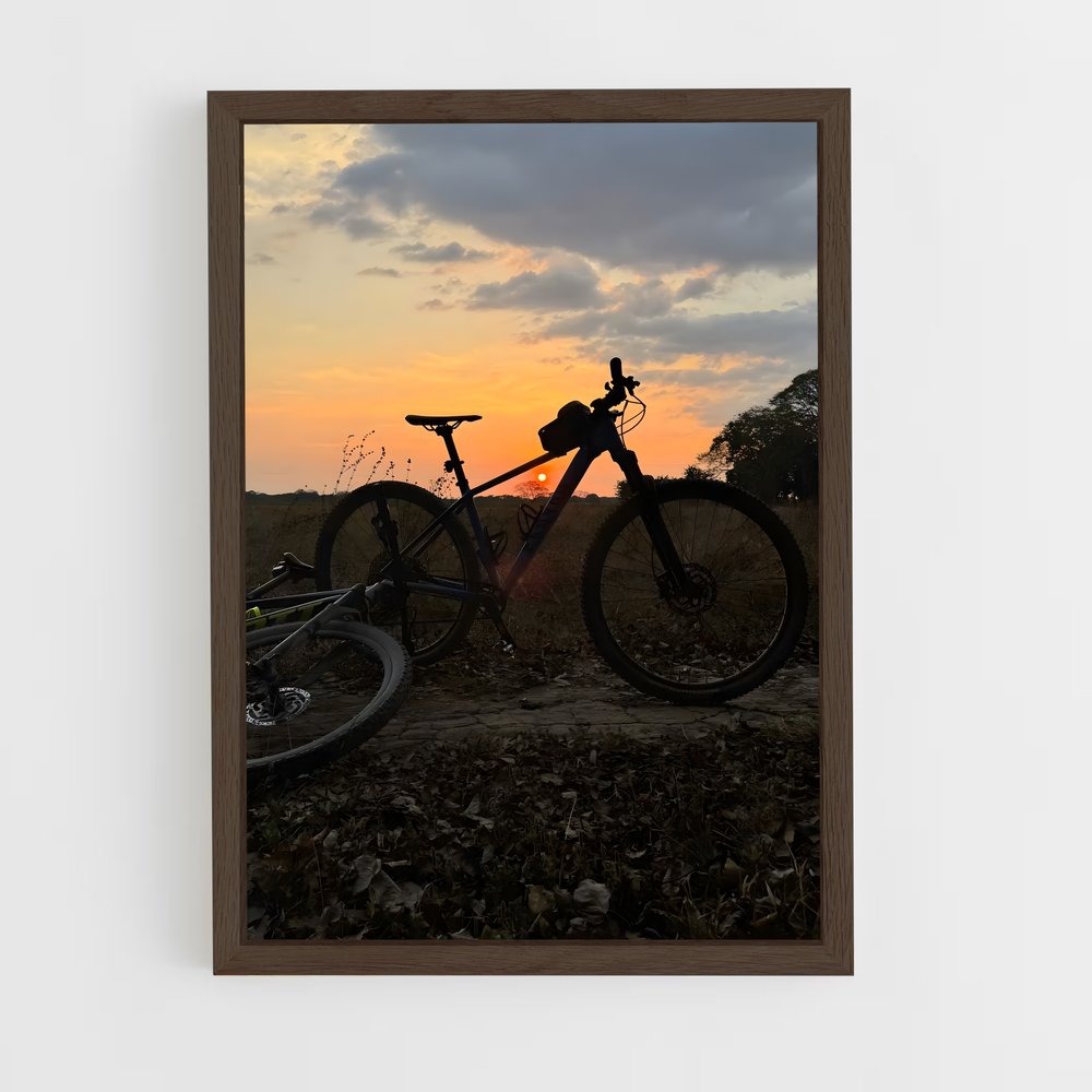 Poster Sunset Trails – affiche Cyclisme (vue 5)